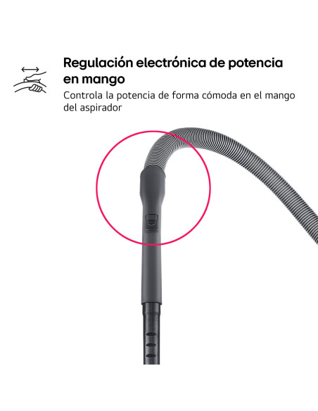 Aspirador sin bolsa Lg VC5506NHTCR