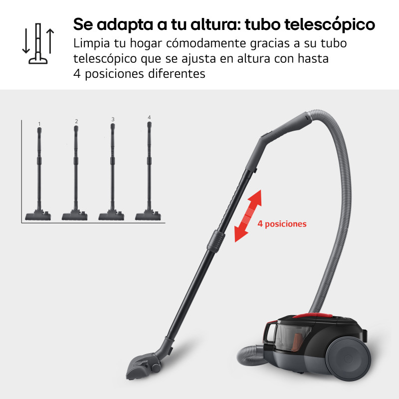 Aspirador sin bolsa Lg VC5506NHTCR Aspirador sin bolsa Lg VC5506NHTCR