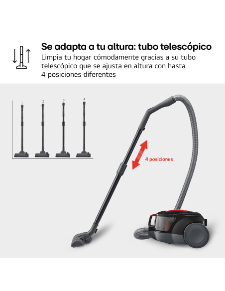 Aspirador sin bolsa Lg VC5506NHTCR