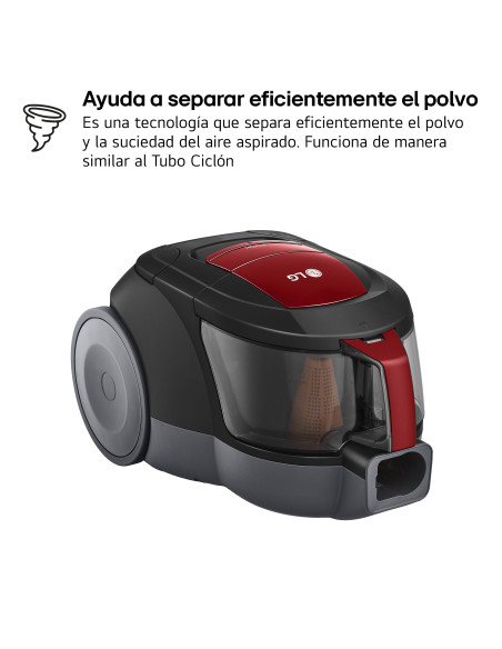 Aspirador sin bolsa Lg VC5506NHTCR