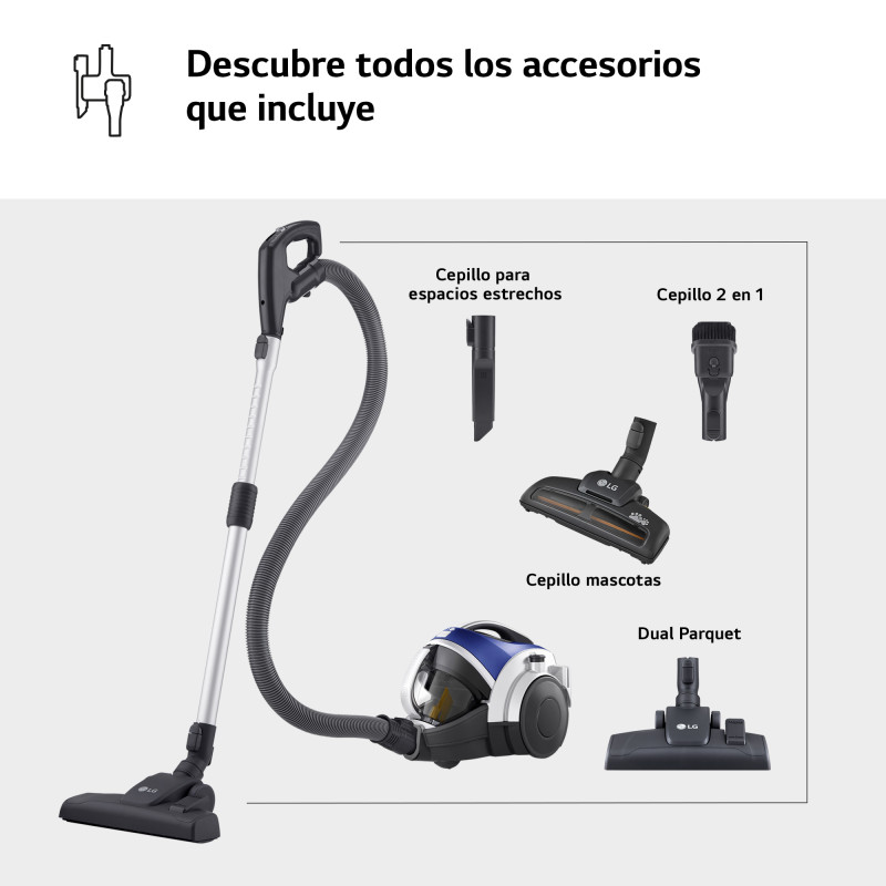 Aspirador sin bolsa Lg VK8506NHAC Aspirador sin bolsa Lg VK8506NHAC