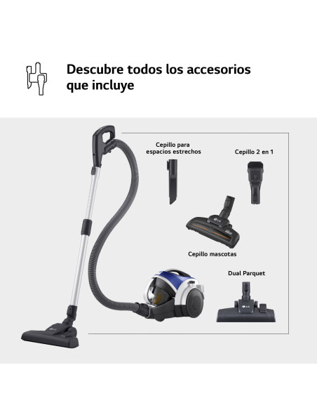 Aspirador sin bolsa Lg VK8506NHAC