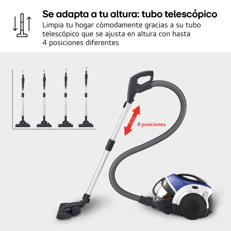 Aspirador sin bolsa Lg VK8506NHAC Aspirador sin bolsa Lg VK8506NHAC