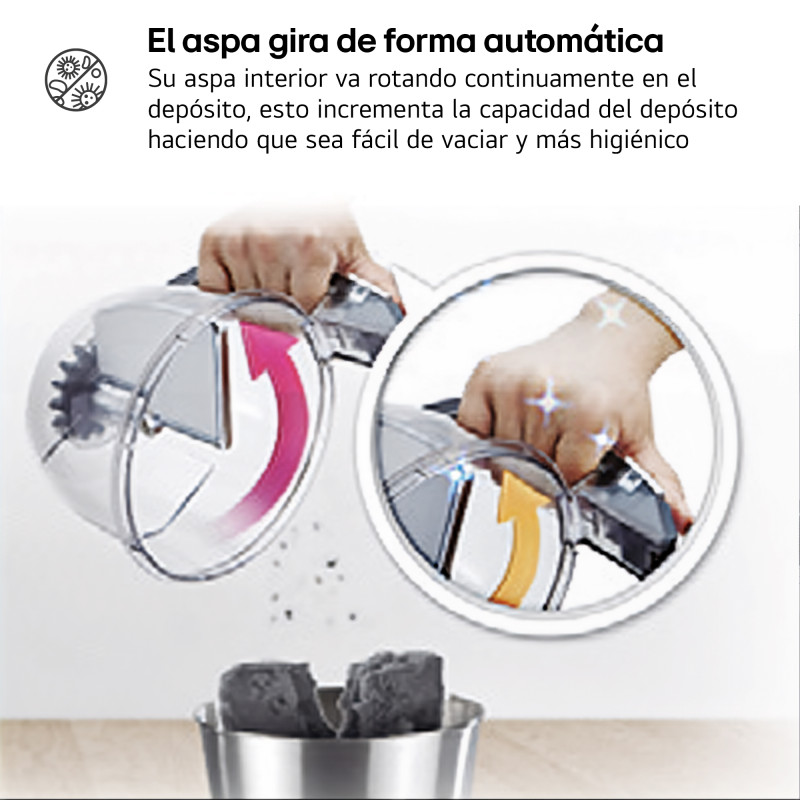 Aspirador sin bolsa Lg VK8506NHAC Aspirador sin bolsa Lg VK8506NHAC