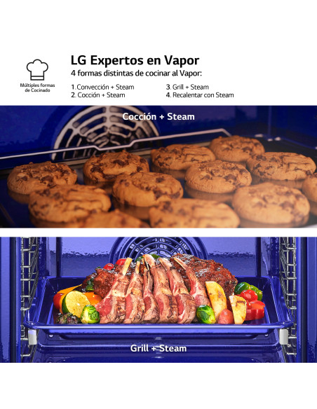 Horno MF pirolitico Lg WSED7665B