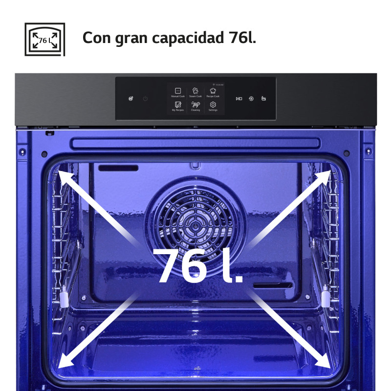 Horno MF pirolitico Lg WSED7665B Horno MF pirolitico Lg WSED7665B