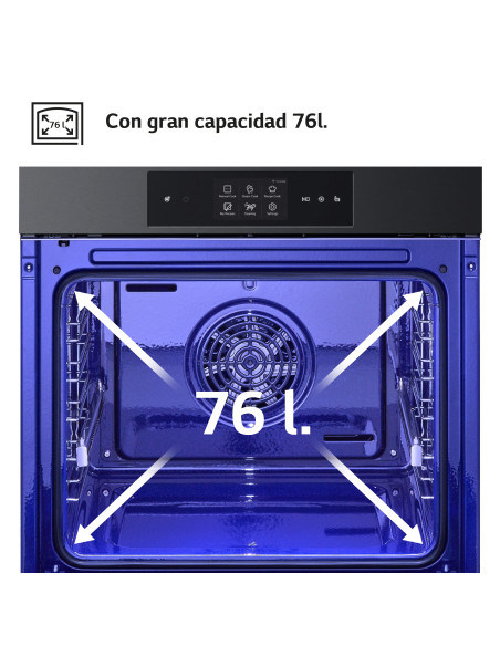 Horno MF pirolitico Lg WSED7665B