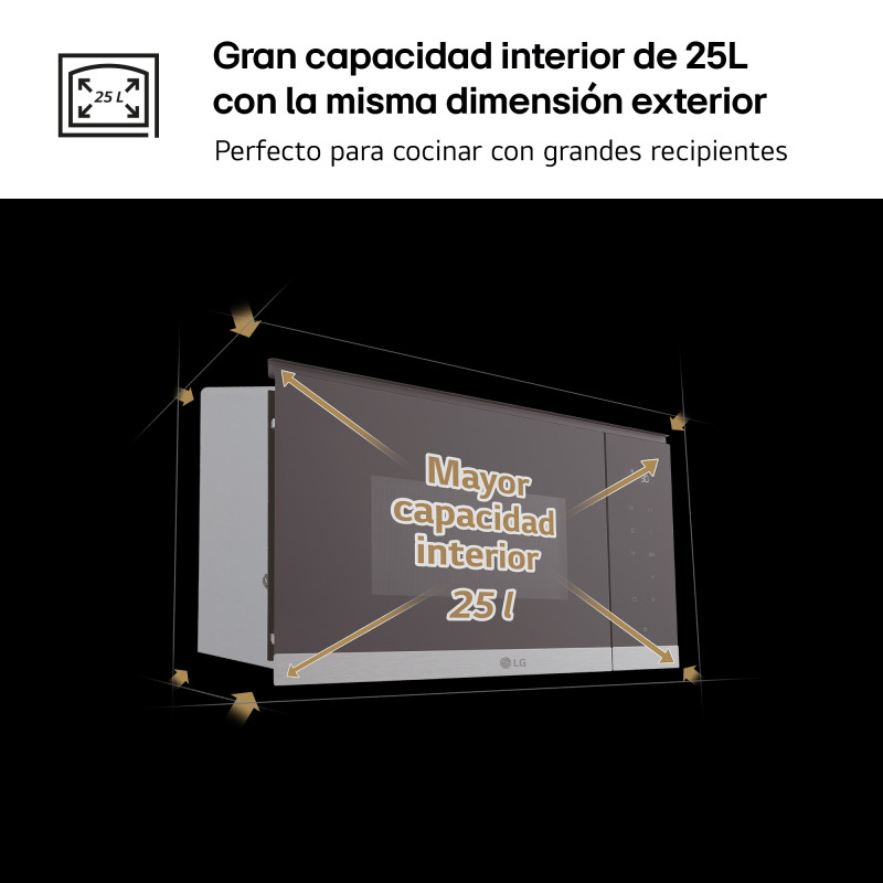 Microondas INT Lg MG7Z2593D Microondas INT Lg MG7Z2593D