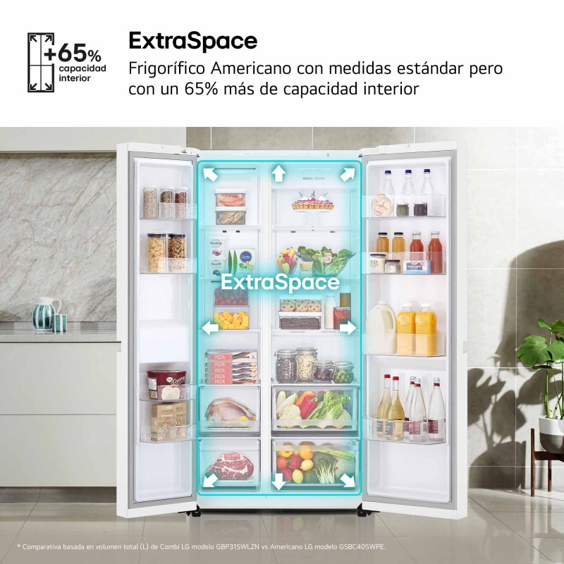 Frigorifico side by side Lg GSBC40SWPE Frigorifico side by side Lg GSBC40SWPE