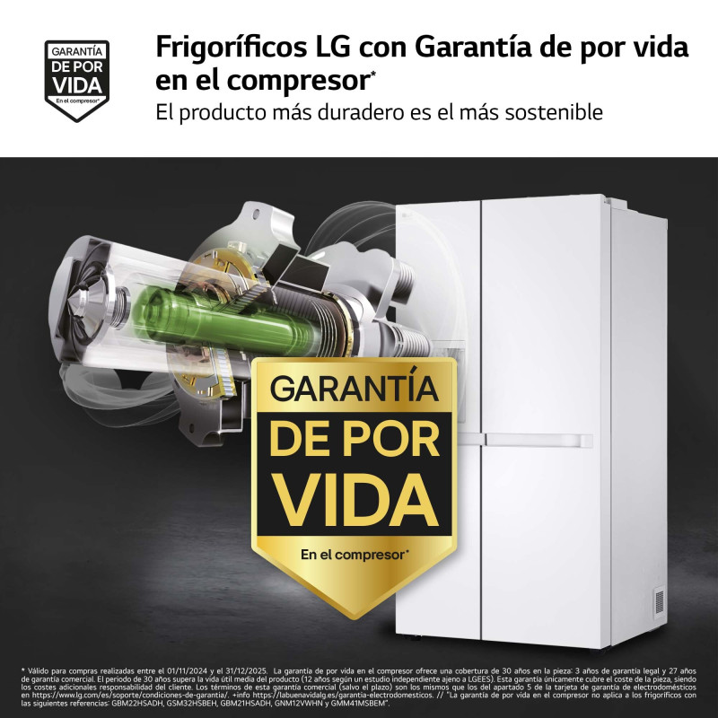 Frigorifico side by side Lg GSLC40SWPE