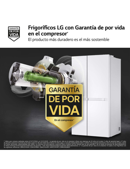 Frigorifico side by side Lg GSLC40SWPE