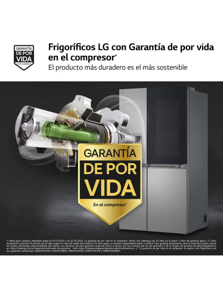 Frigorifico side by side Lg GSXE80PYBD