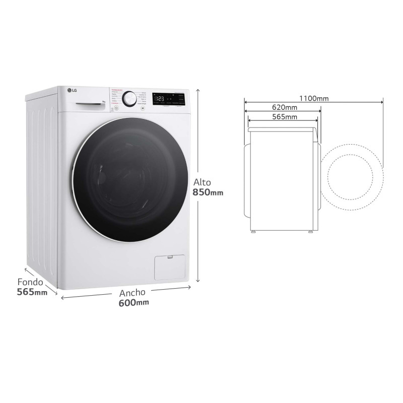 Lavadora Lg F4WR6009A0W Lavadora Lg F4WR6009A0W