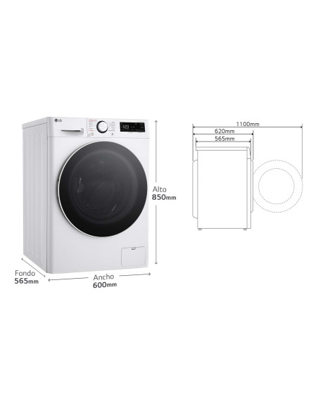 Lavadora Lg F4WR6011A0W