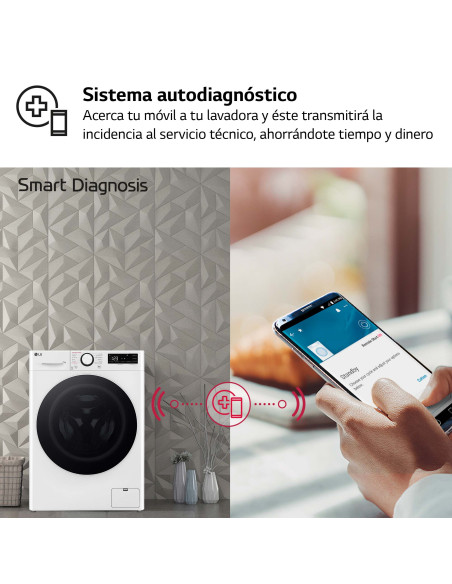Lavadora Lg F4WR6011A0W