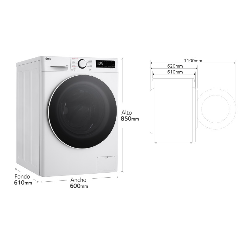 Lavadora Lg F4WR6013A0W Lavadora Lg F4WR6013A0W