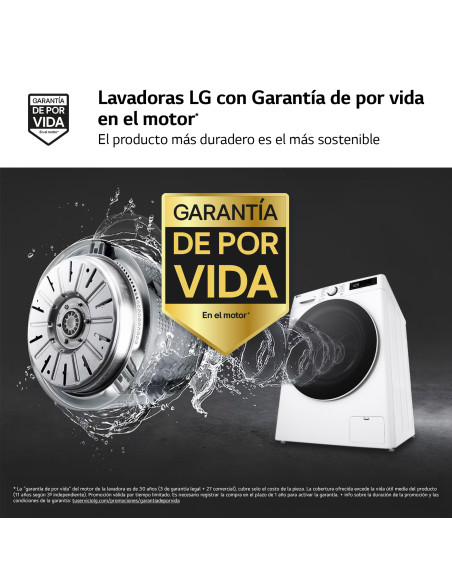 Lavadora Lg F4WR6013A0W