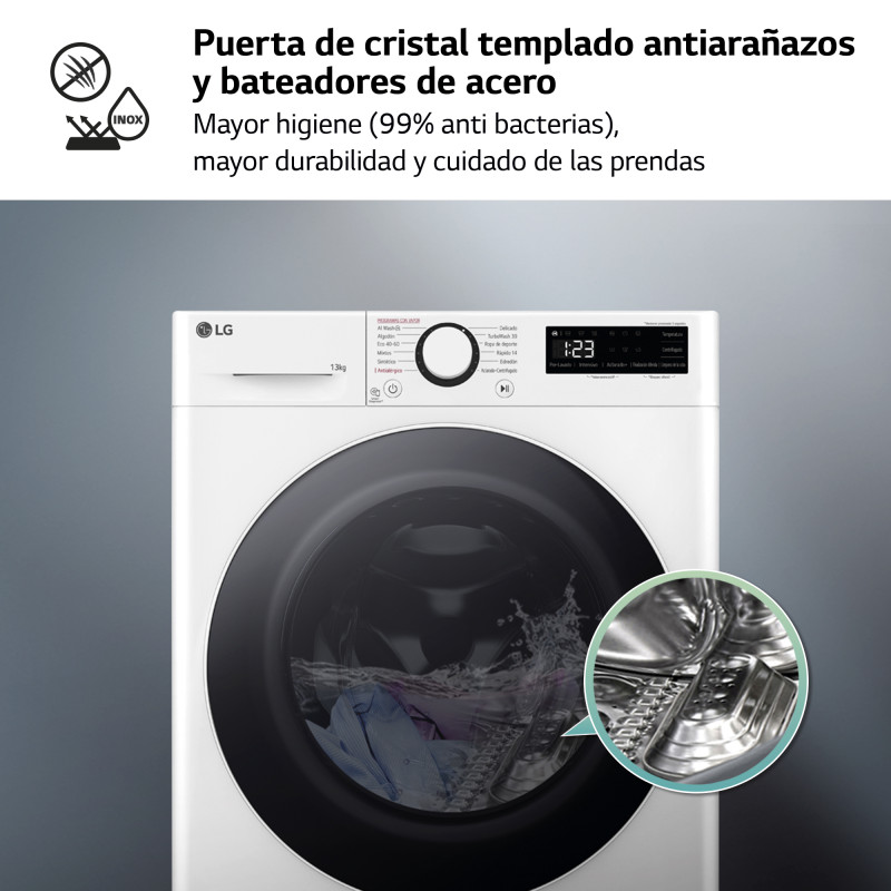 Lavadora Lg F4WR6013A0W Lavadora Lg F4WR6013A0W