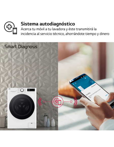 Lavadora Lg F4WR6013A0W