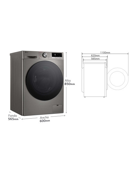 Lavadora Lg F4WR7010AGS