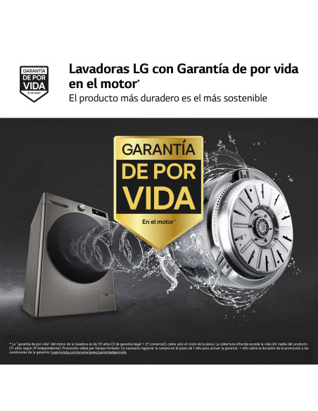 Lavadora Lg F4WR7010AGS