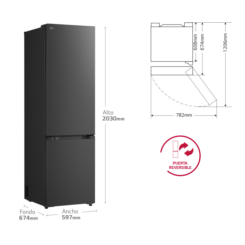 Combi NF Lg GBG5160CPY