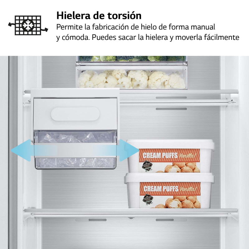 Congelador vertical NF Lg GFM61MCCSF Congelador vertical NF Lg GFM61MCCSF