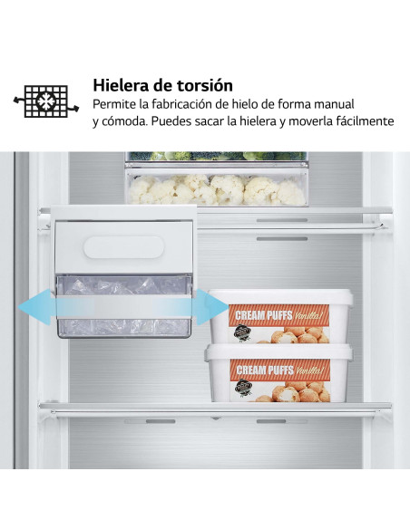 Congelador vertical NF Lg GFM61MCCSF