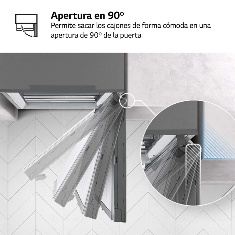 Congelador vertical NF Lg GFM61MCCSF Congelador vertical NF Lg GFM61MCCSF