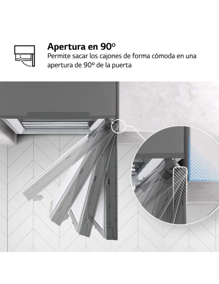 Congelador vertical NF Lg GFM61MCCSF
