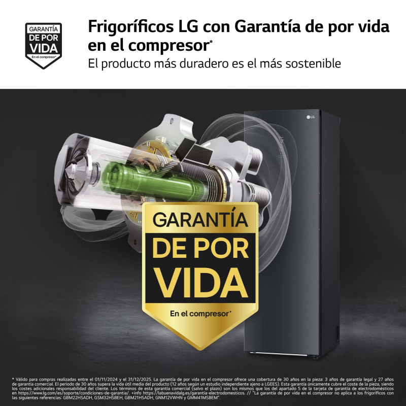 Frigorifico 1puerta Lg GLM71MCCSX Frigorifico 1puerta Lg GLM71MCCSX