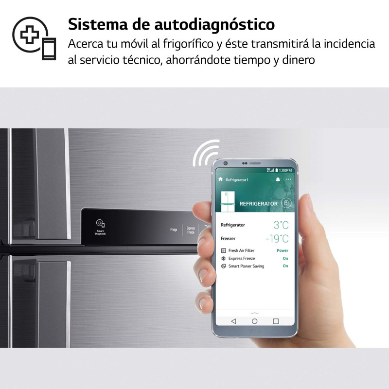 Frigorifico 1puerta Lg GLM71MCCSX Frigorifico 1puerta Lg GLM71MCCSX