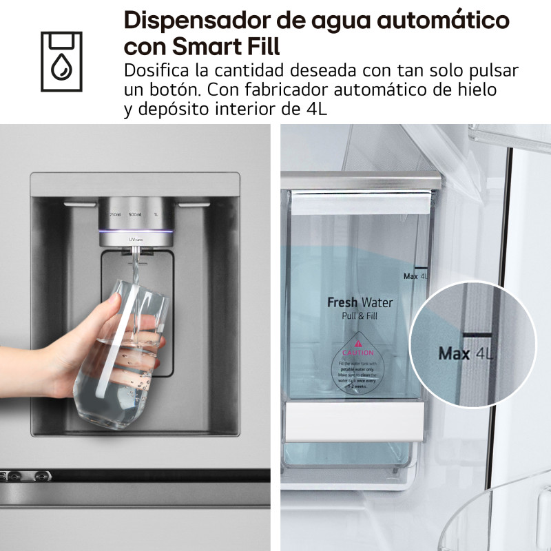 Frigorifico side by side Lg GMF961PY3E Frigorifico side by side Lg GMF961PY3E