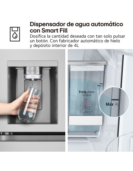 Frigorifico side by side Lg GMF961PY3E