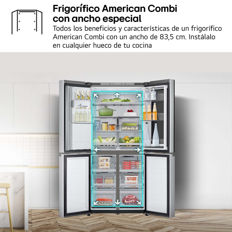 Frigorifico side by side Lg GMG861MBAE