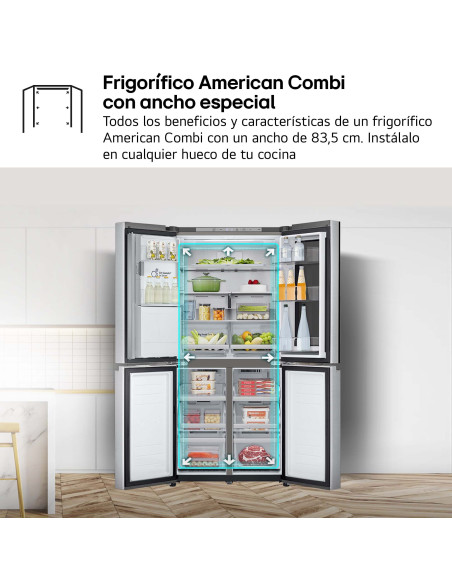 Frigorifico side by side Lg GMG861MBAE