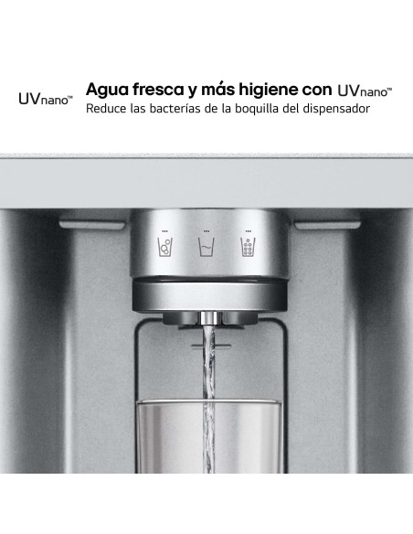 Frigorifico side by side Lg GMG861MBAE