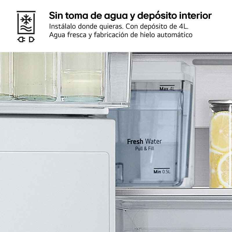 Frigorifico side by side Lg GMG861MBAE
