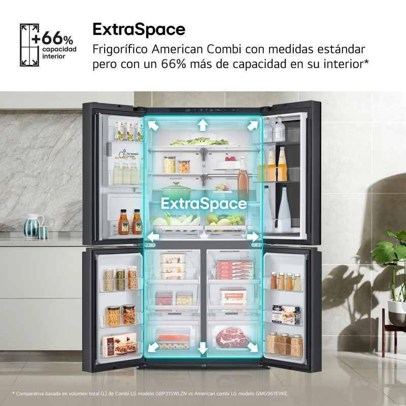 Frigorifico side by side Lg GMG961EVKE Frigorifico side by side Lg GMG961EVKE