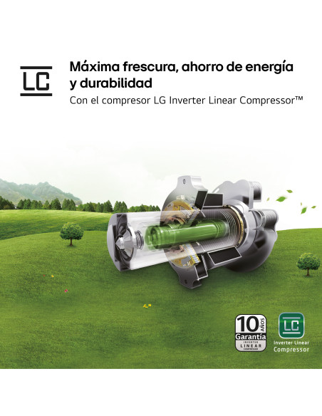 Frigorifico side by side Lg GMG961EVKE