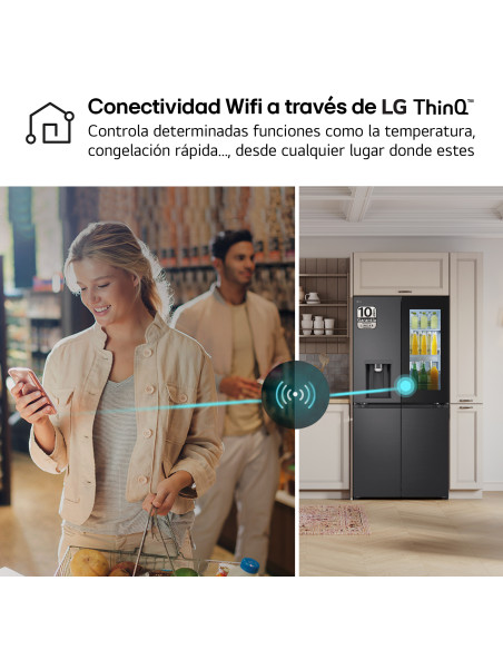 Frigorifico side by side Lg GMG961EVKE