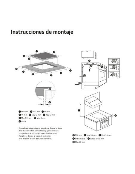 Vitroceramica induccion Lg CBIZ2437B