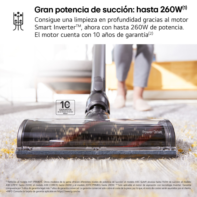 Aspirador escoba Lg A9TPRIME1C