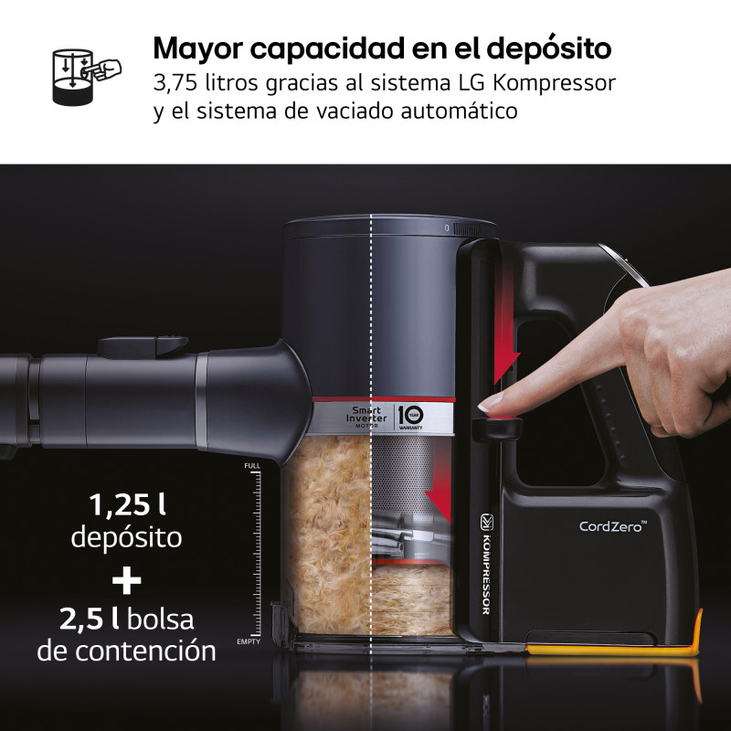 Aspirador escoba Lg A9TPRIME1C