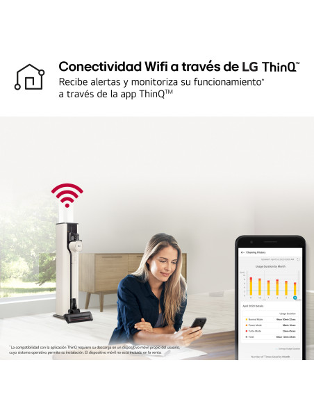 Aspirador escoba Lg A9TPRIME1C