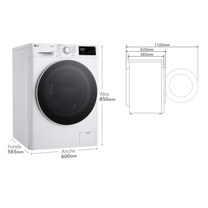 Lavasecadora Lg F4DR5509A0W Lavasecadora Lg F4DR5509A0W