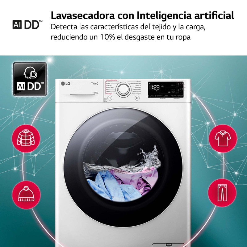 Lavasecadora Lg F4DR5509A0W Lavasecadora Lg F4DR5509A0W