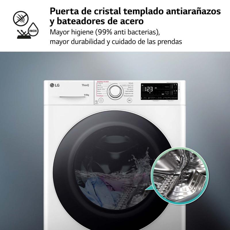 Lavasecadora Lg F4DR5509A0W Lavasecadora Lg F4DR5509A0W