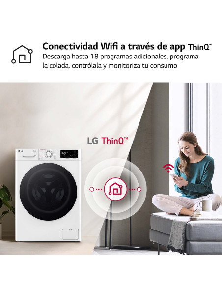 Lavasecadora Lg F4DR5509A0W
