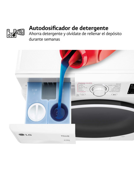 Lavasecadora Lg F4DR5509A0W